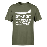 Thumbnail for Boeing 747 - Queen of the Skies (2) Designed T-Shirts