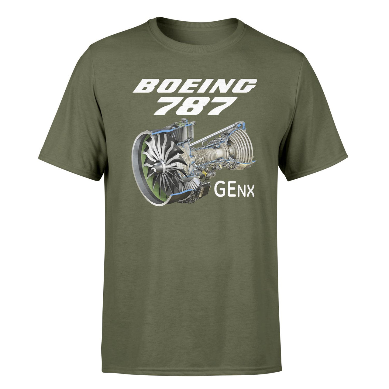 Boeing 787 & GENX Engine Designed T-Shirts