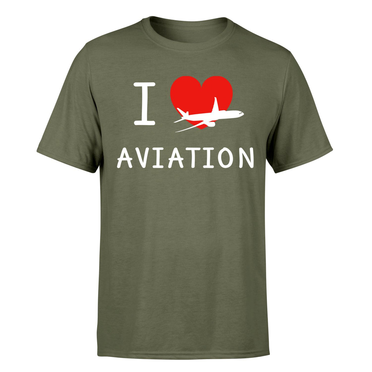 I Love Aviation Designed T-Shirts