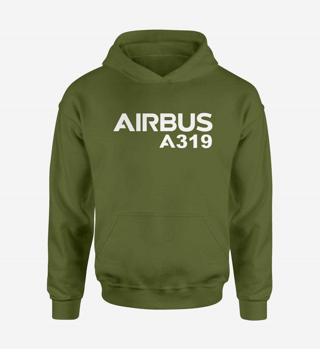 Airbus A319 & Text Designed Hoodies