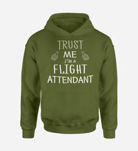 Thumbnail for Trust Me I'm a Flight Attendant Designed Hoodies