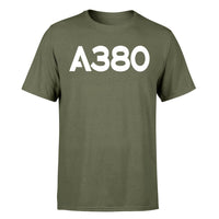 Thumbnail for A380 Flat Text Designed T-Shirts