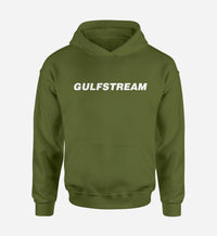 Thumbnail for Gulfstream & Text Designed Hoodies