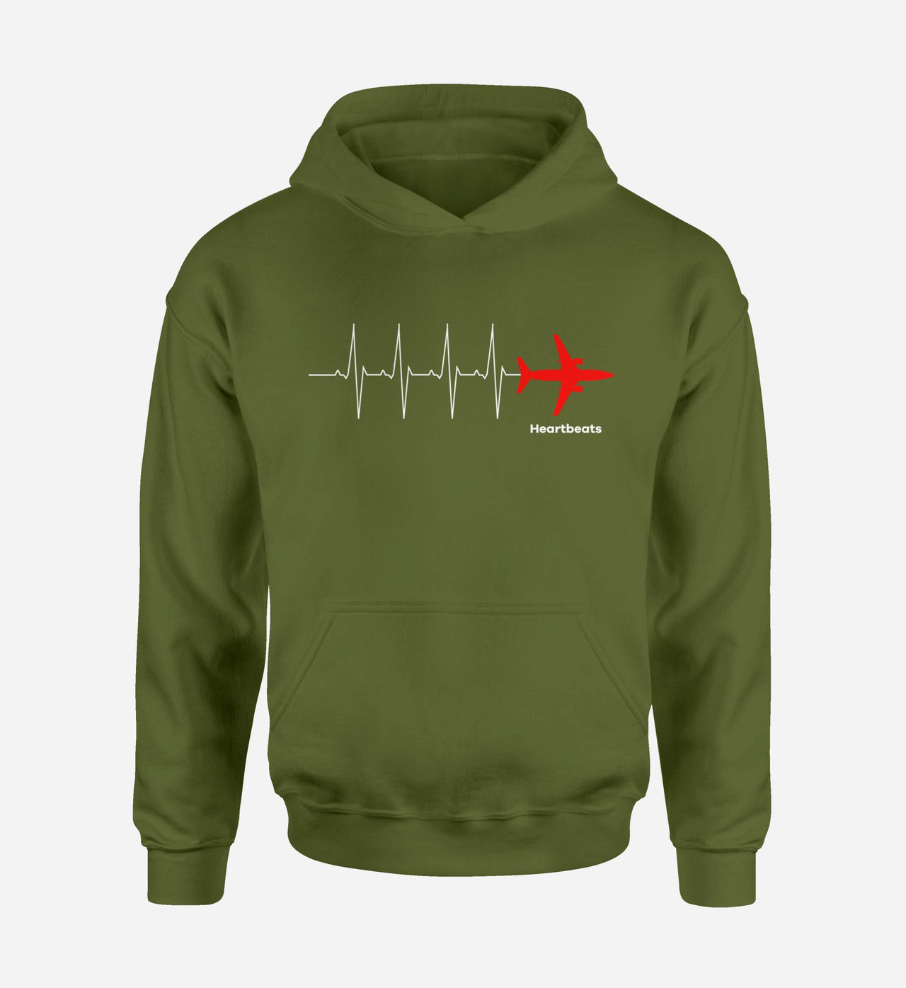 Aviation Heartbeats Designed Hoodies