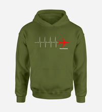Thumbnail for Aviation Heartbeats Designed Hoodies