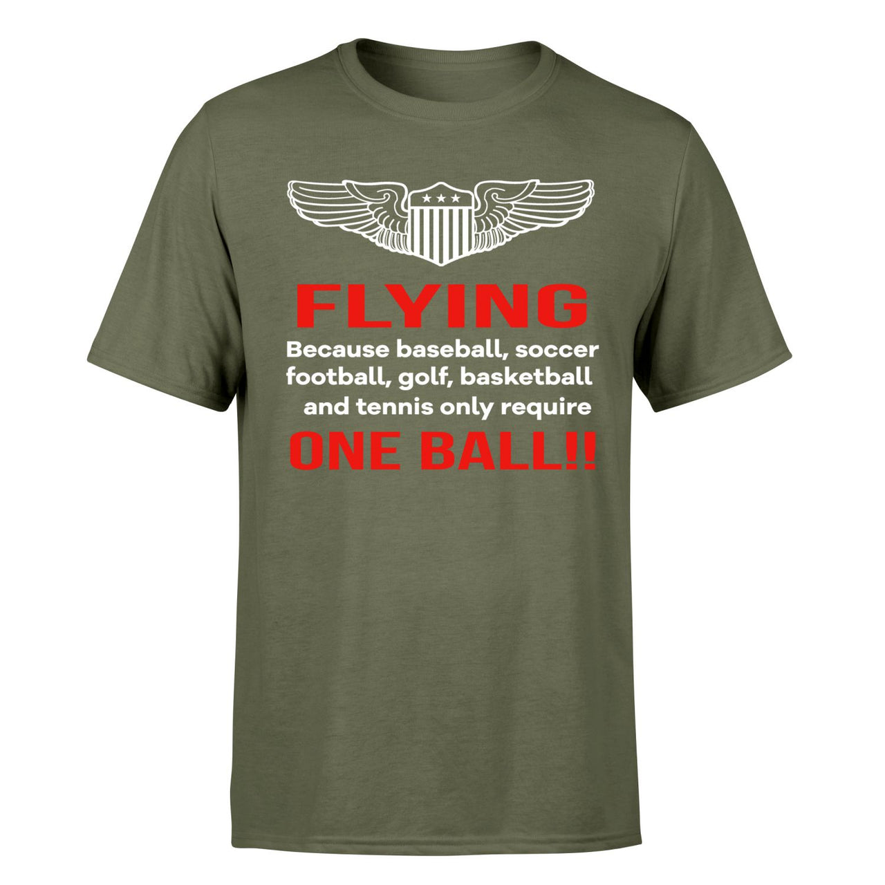Flying One Ball Designed T-Shirts
