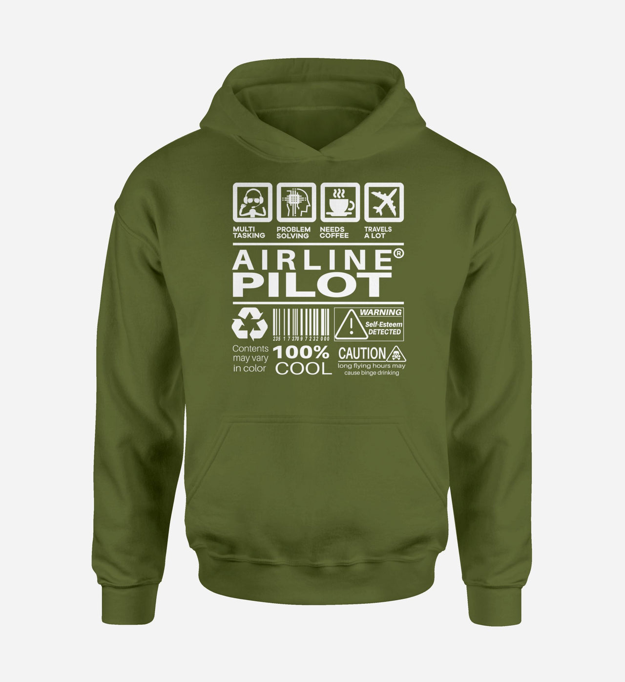 Airline Pilot Label Designed Hoodies