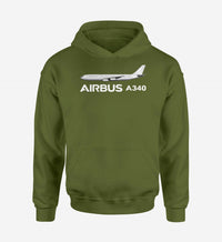 Thumbnail for The Airbus A340 Designed Hoodies