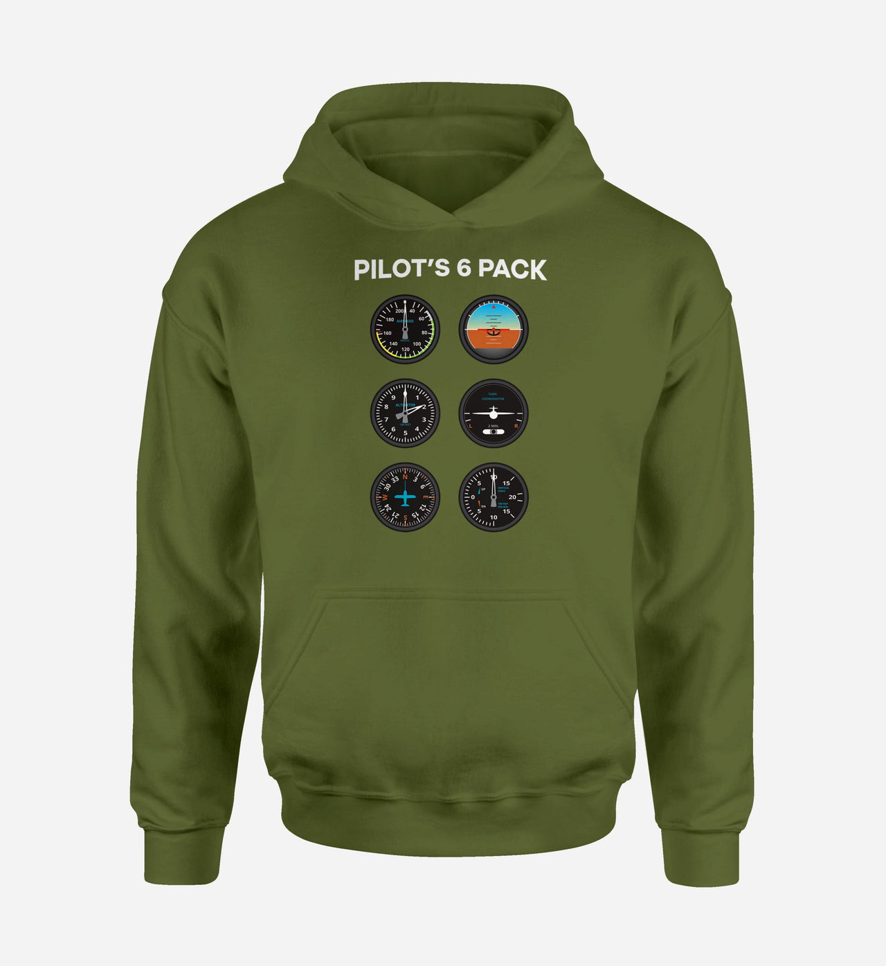 Pilot's 6 Pack Designed Hoodies
