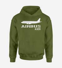 Thumbnail for Airbus A320 Printed Designed Hoodies