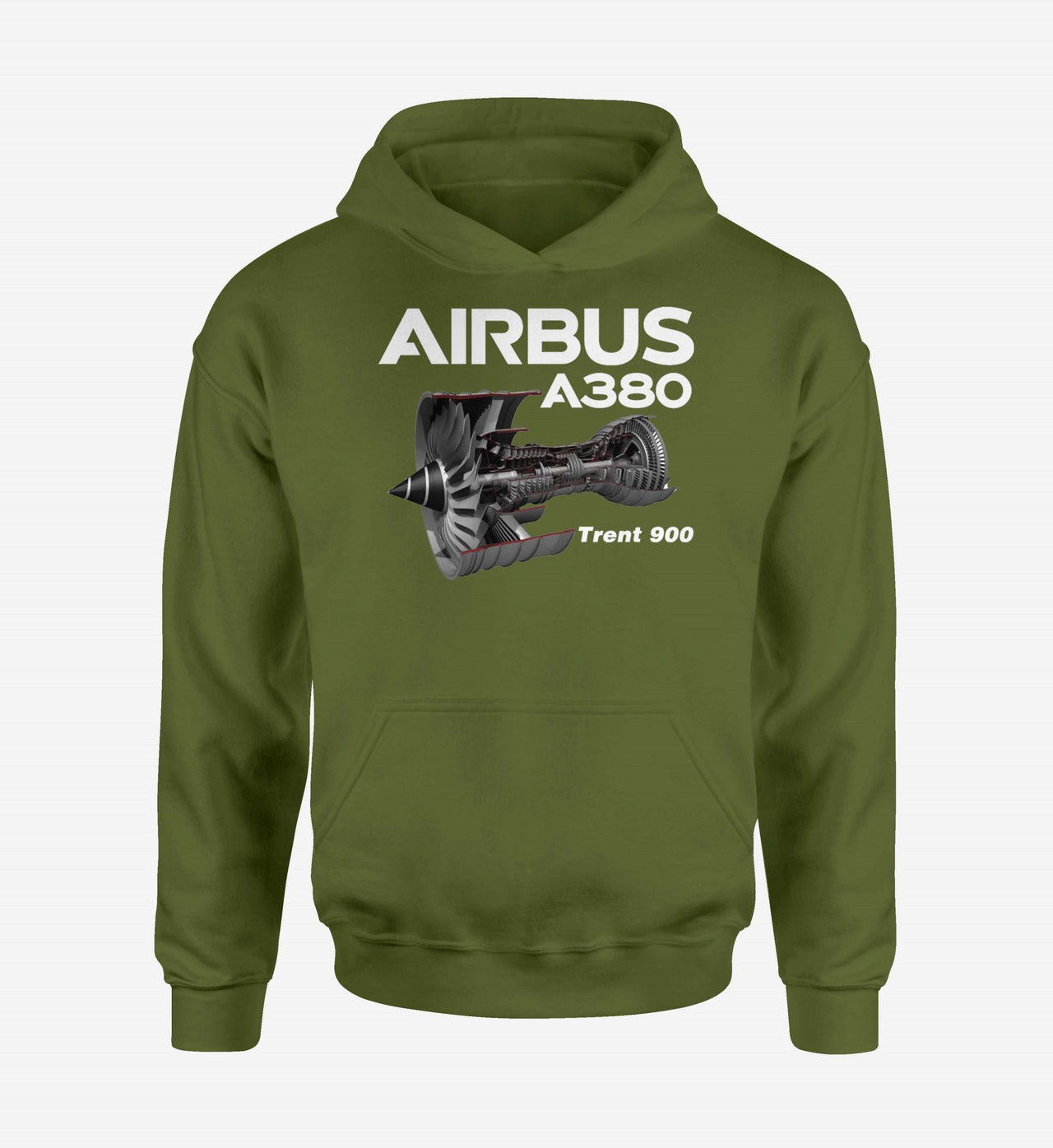 Airbus A380 & Trent 900 Engine Designed Hoodies