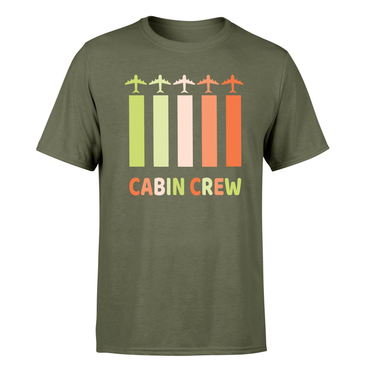 Colourful Cabin Crew Designed T-Shirts