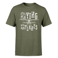 Thumbnail for Still Playing With Airplanes Designed T-Shirts
