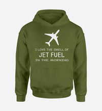 Thumbnail for I Love The Smell Of Jet Fuel In The Morning Designed Hoodies