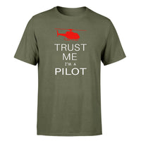 Thumbnail for Trust Me I'm a Pilot (Helicopter) Designed T-Shirts