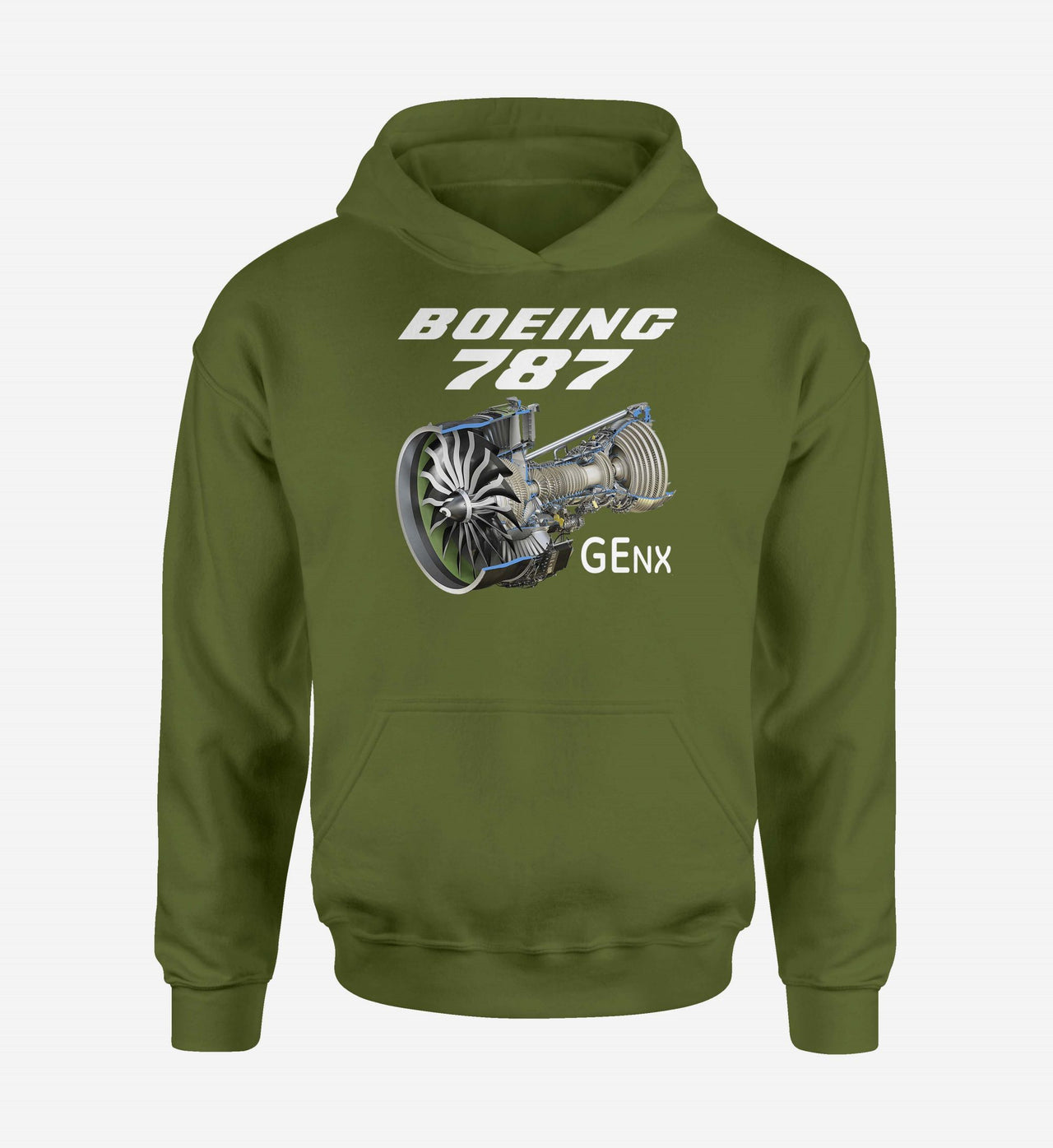 Boeing 787 & GENX Engine Designed Hoodies