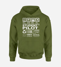 Thumbnail for Student Pilot Label Designed Hoodies