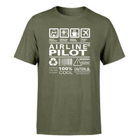Thumbnail for Airline Pilot Label Designed T-Shirts