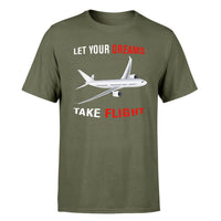Thumbnail for Let Your Dreams Take Flight Designed T-Shirts