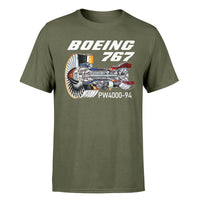 Thumbnail for Boeing 767 Engine (PW4000-94) Designed T-Shirts