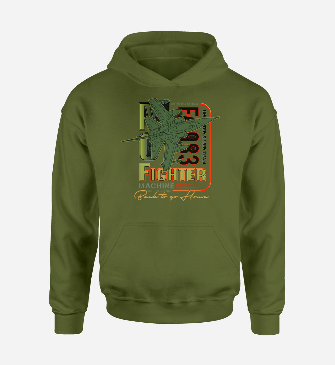 Fighter Machine Designed Hoodies
