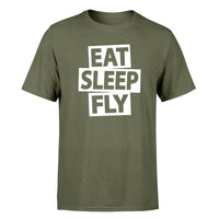 Thumbnail for Eat Sleep Fly Designed T-Shirts