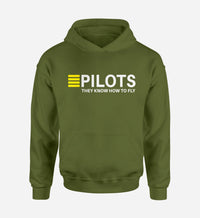 Thumbnail for Pilots They Know How To Fly Designed Hoodies