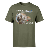 Thumbnail for Airbus A320 & V2500 Engine Designed T-Shirts