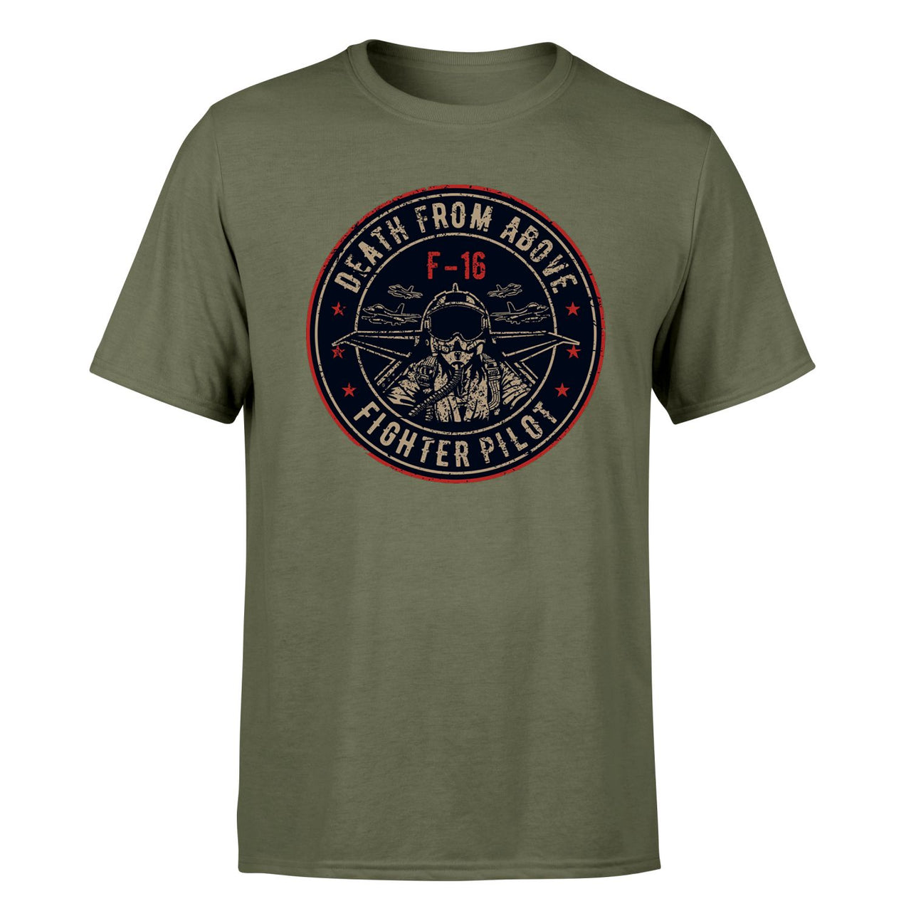 Fighter Jet 16 - Death From Above Designed T-Shirts
