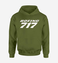 Thumbnail for Boeing 717 & Text Designed Hoodies