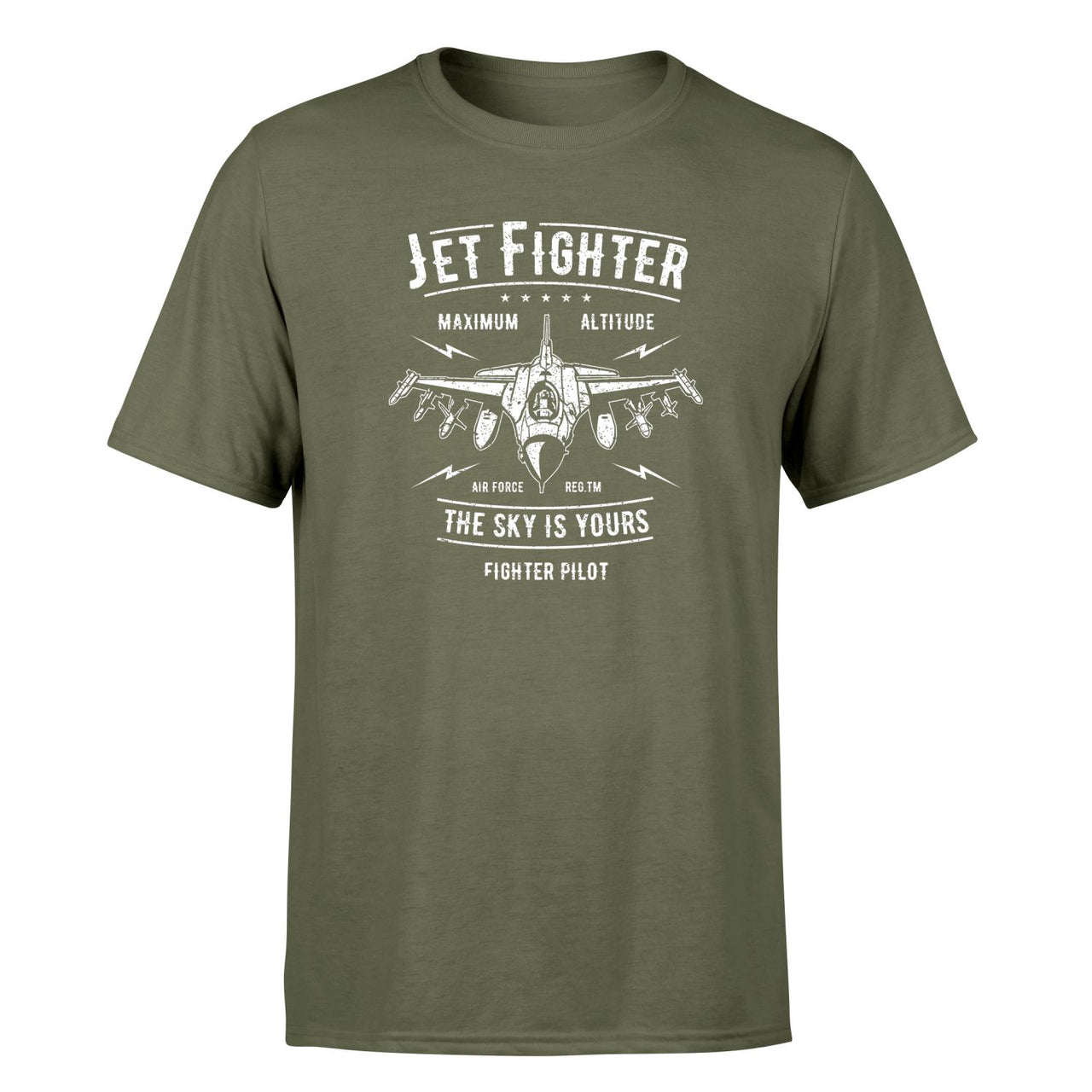 Jet Fighter - The Sky is Yours Designed T-Shirts
