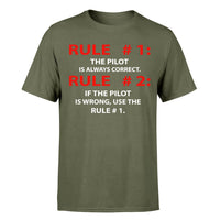 Thumbnail for Rule 1 - Pilot is Always Correct Designed T-Shirts