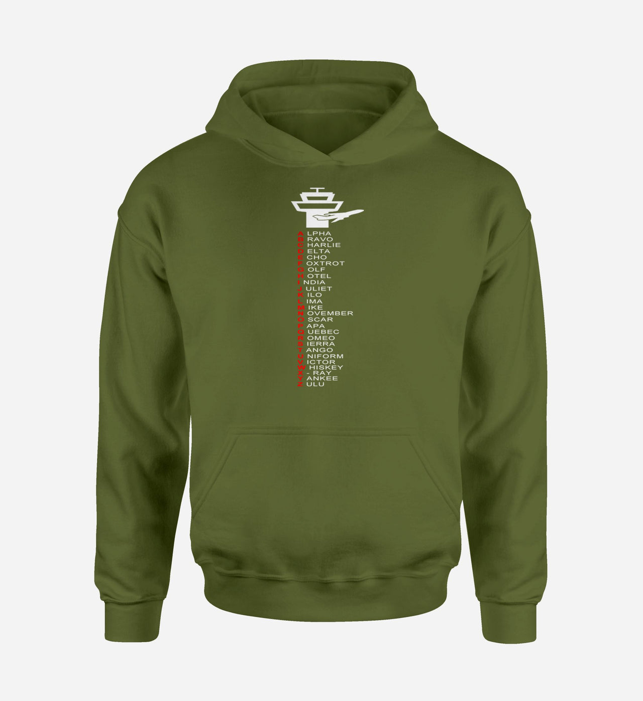 Aviation Alphabet Designed Hoodies