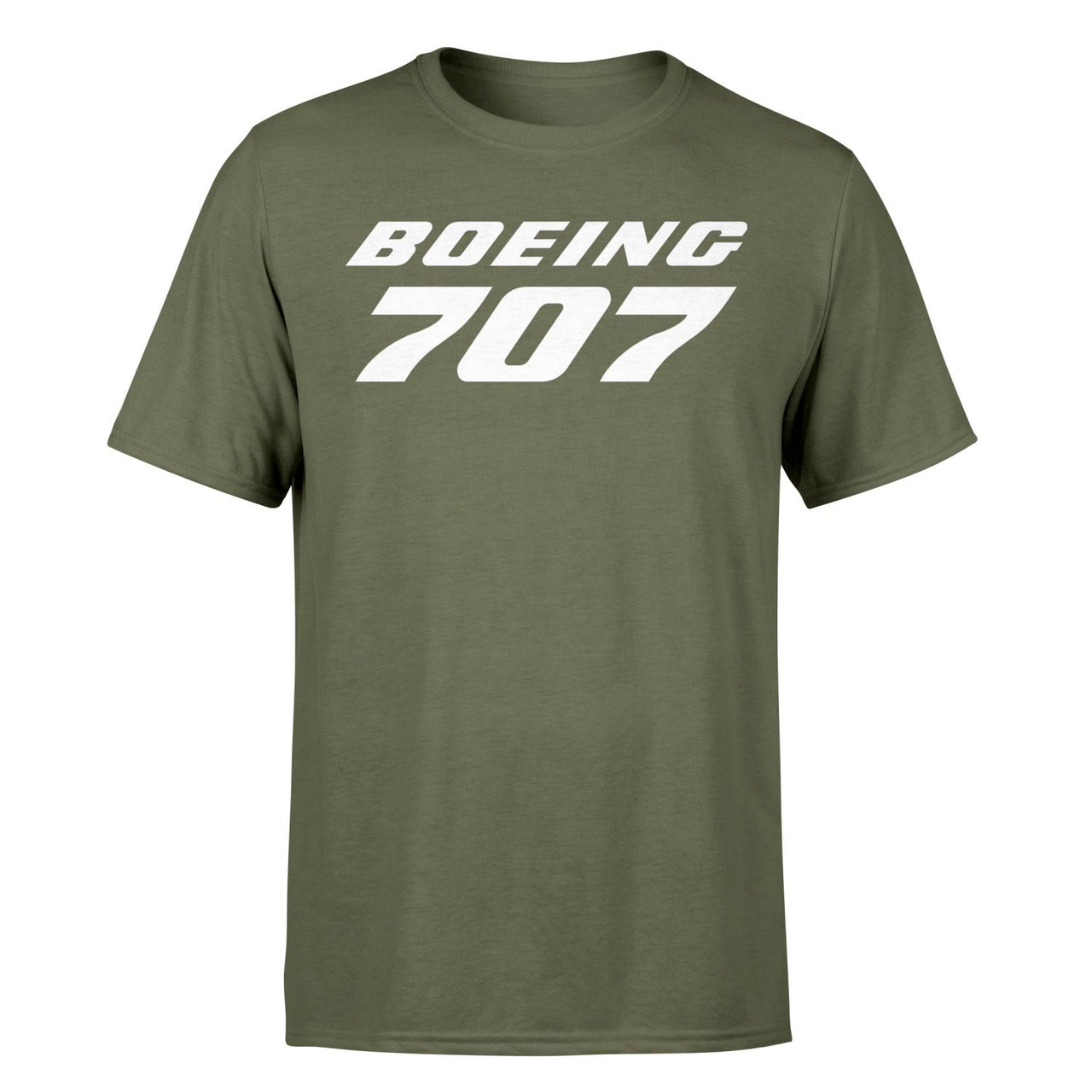 Boeing 707 & Text Designed T-Shirts