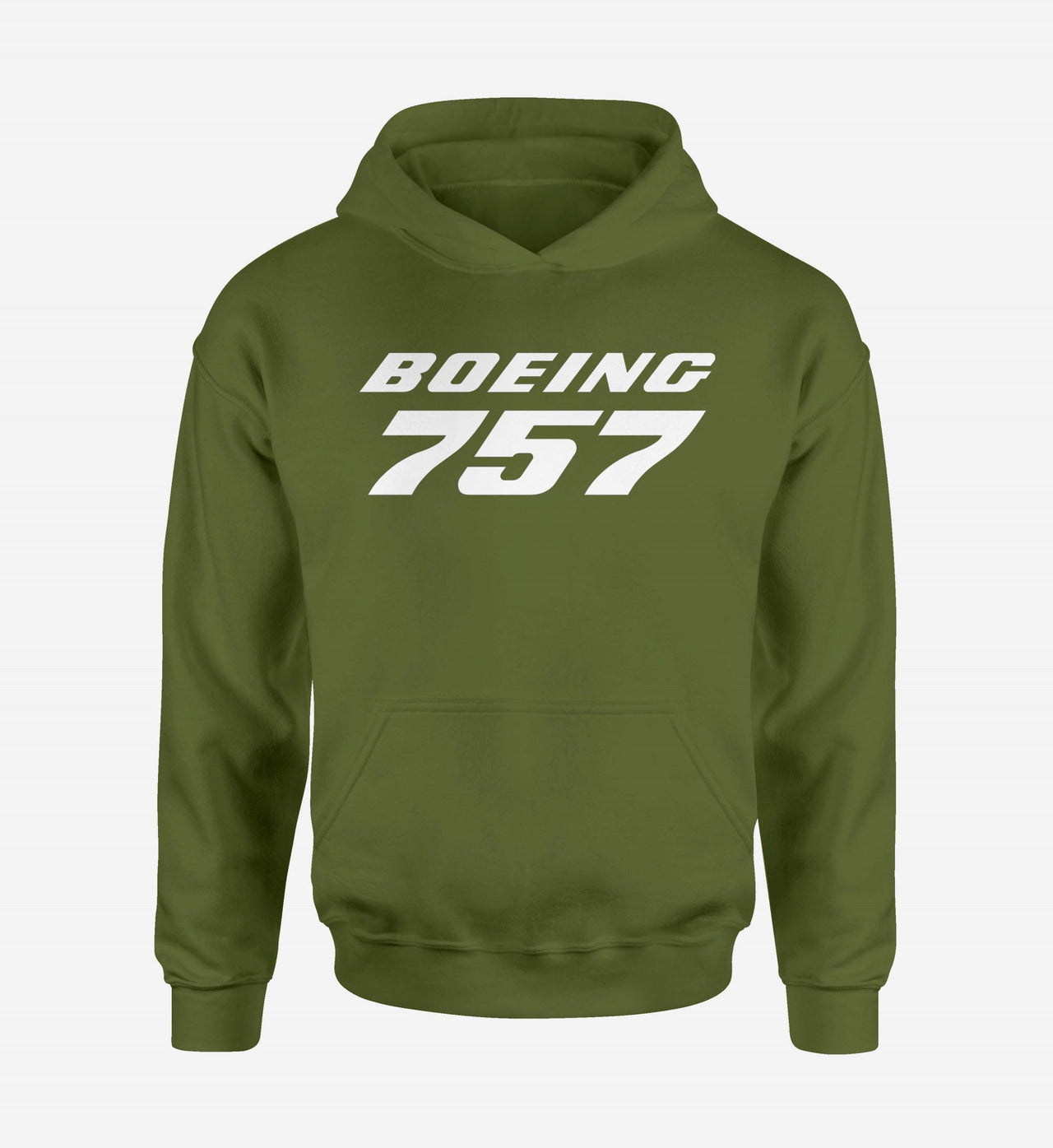Boeing 757 & Text Designed Hoodies