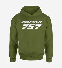 Thumbnail for Boeing 757 & Text Designed Hoodies