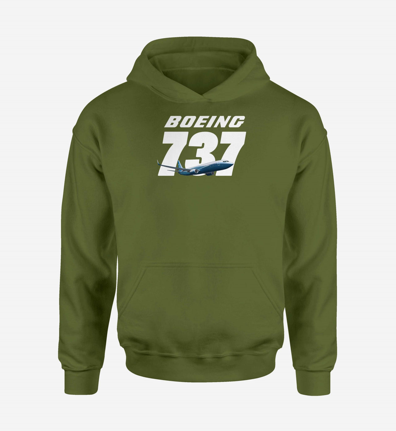 Super Boeing 737+Text Designed Hoodies