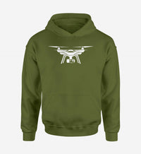 Thumbnail for Drone Silhouette Designed Hoodies