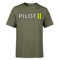 Thumbnail for Pilot & Stripes (2 Lines) Designed T-Shirts