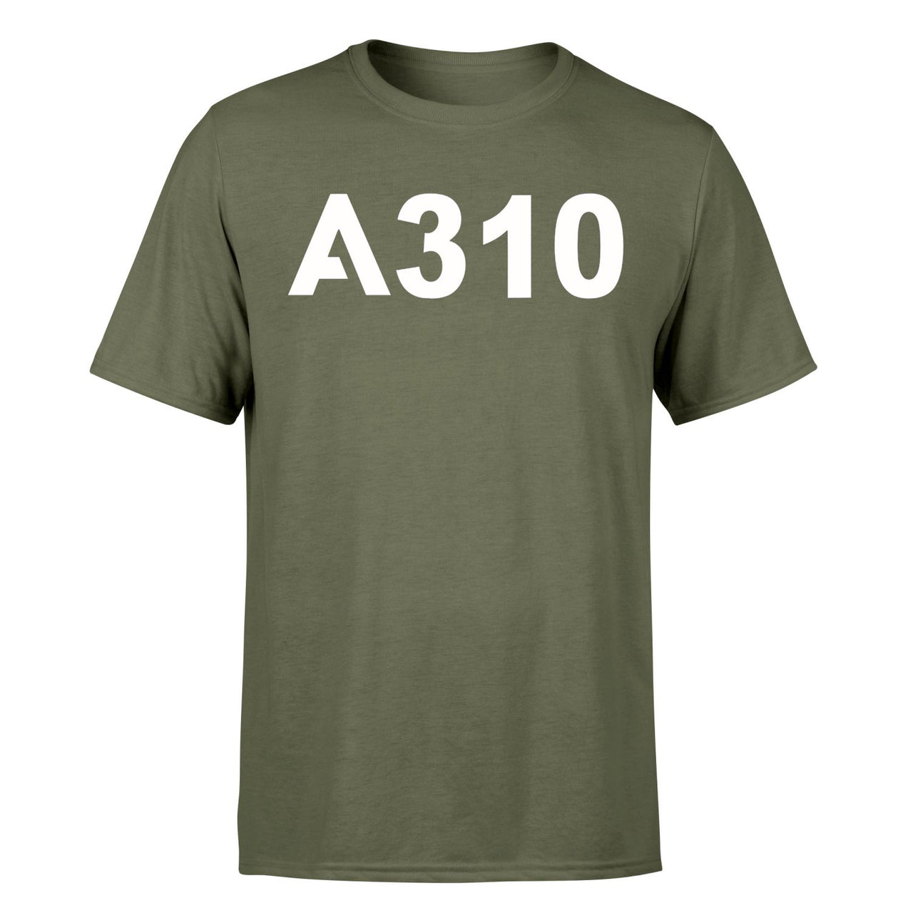 A310 Flat Text Designed T-Shirts
