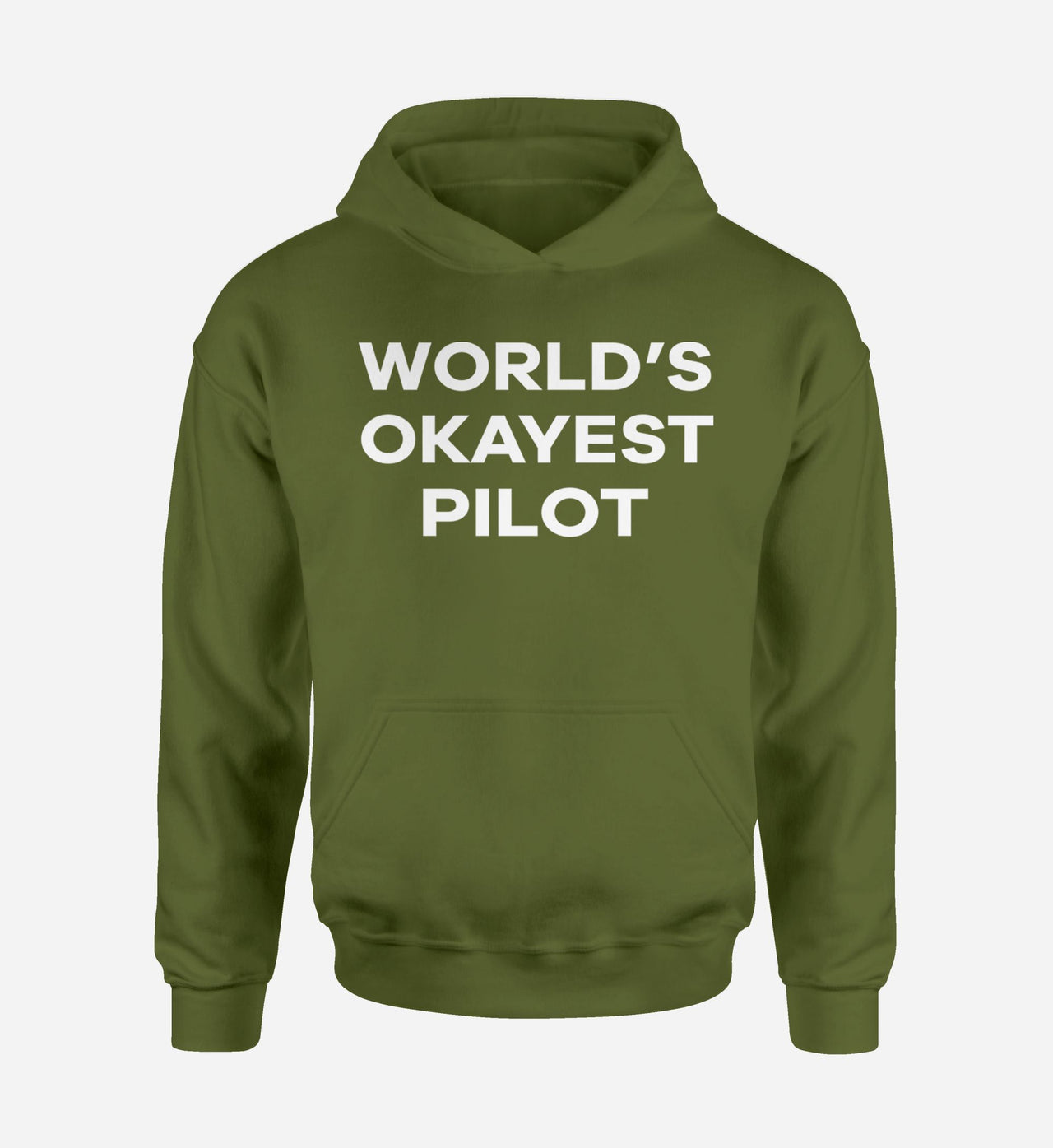 World's Okayest Pilot Designed Hoodies