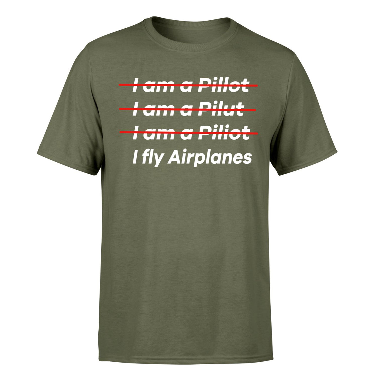 I Fly Airplanes Designed T-Shirts