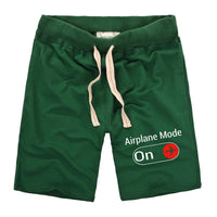 Thumbnail for Airplane Mode On Designed Cotton Shorts