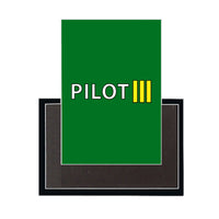 Thumbnail for Pilot & Stripes (3 Lines) Designed Magnets