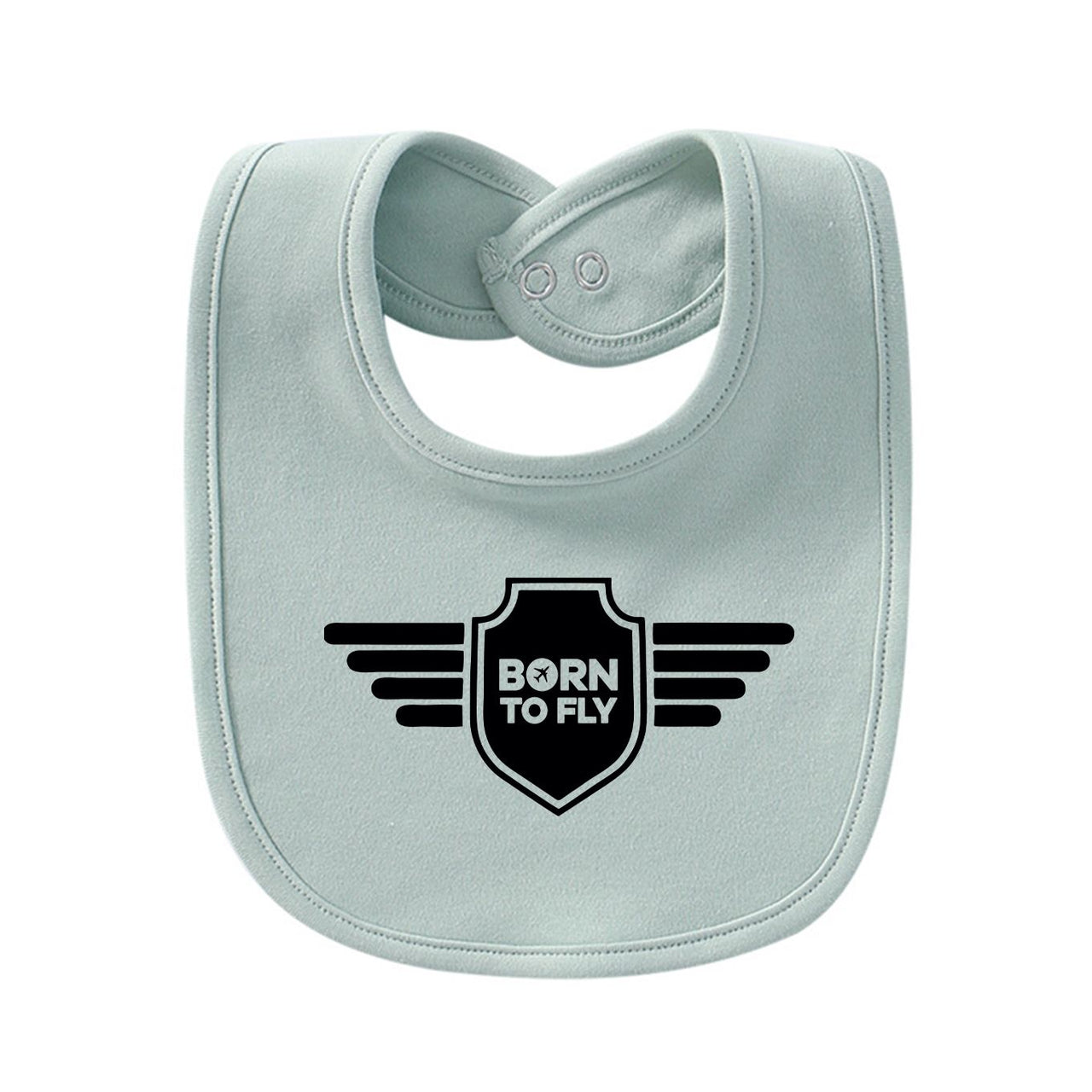 Born To Fly & Badge Designed Baby Saliva & Feeding Towels