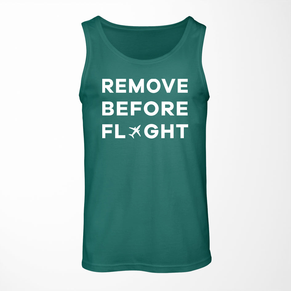 Remove Before Flight Designed Tank Tops