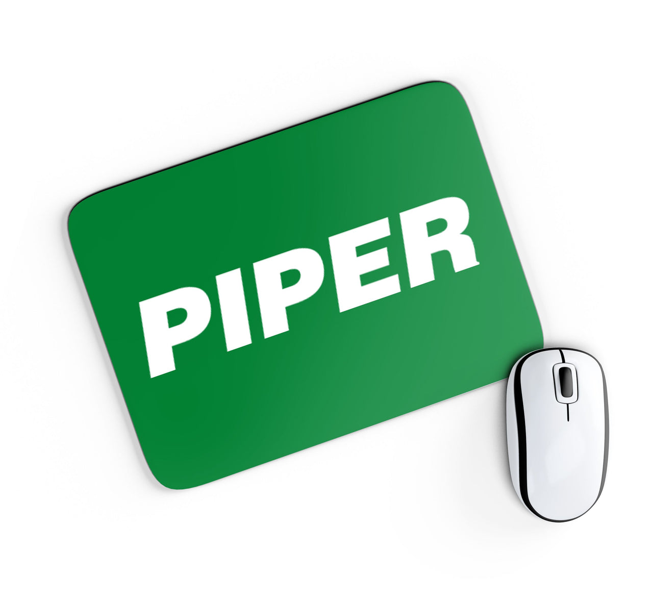 Piper & Text Designed Mouse Pads