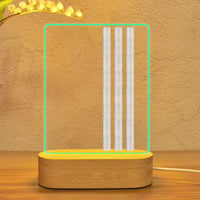 Thumbnail for Special Silver Pilot Epaulettes 3 Lines Designed Night Lamp