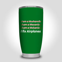 Thumbnail for I Fix Airplanes Designed Tumbler Travel Mugs