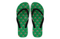 Thumbnail for I Love Aviation Designed Slippers (Flip Flops)